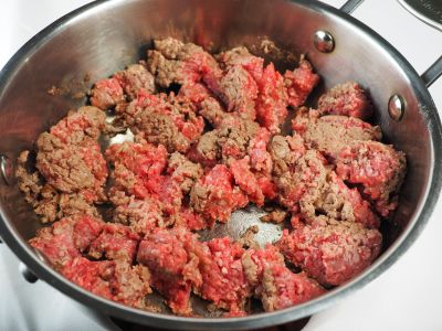Brown the Meat in the Pan