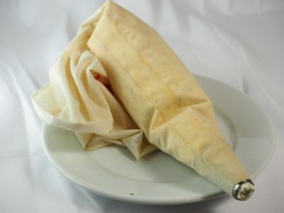 Pastry Bag with Ricotta Cheese Mixture