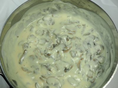 Mushroom Bechamel Sauce Ready to Go!