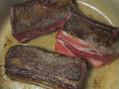 Turn Ribs to Brown on All Sides