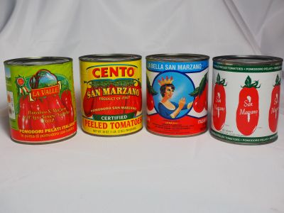 Some of the Different Brands Claiming They Are San Marzano Tomatoes