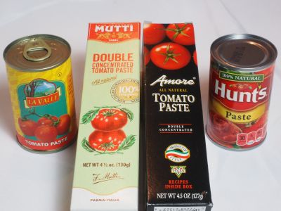 Tomato Paste in Cans and Tubes