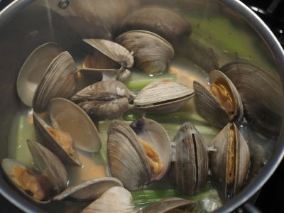 Steamed Cherrystone Clams