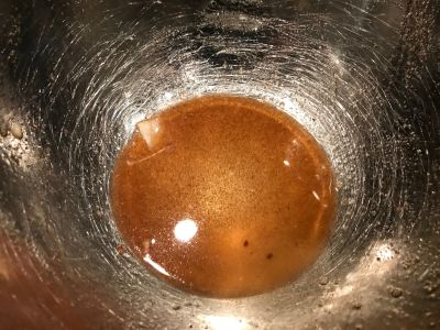 Juices From the Apples, Lemon and Sugars Remaining in the Bowl