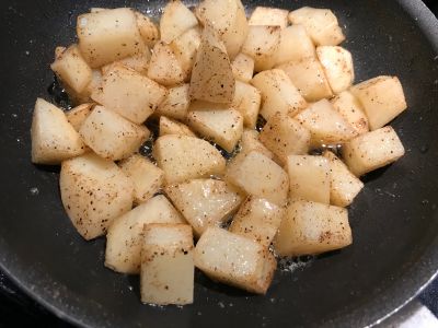 Potatoes Tossed at 5 Minutes