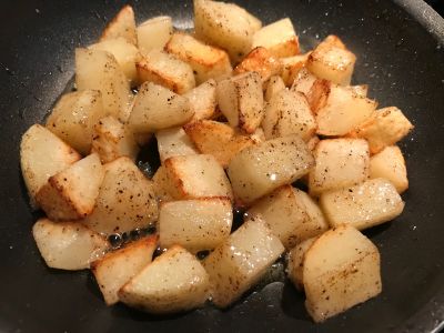 Potatoes Tossed at 10 Minutes