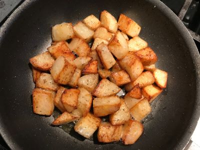 Potatoes Tossed at 20 Minutes