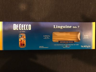 DeCecco Linguine with Indicated Cooking Times