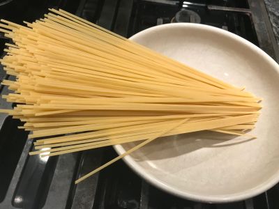 Linguine Ready to go in the Water