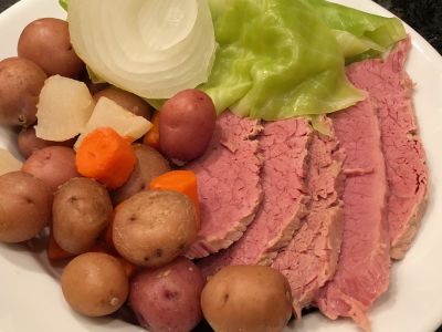 Corned Beef and Cabbage (or New England Boiled Dinner)