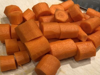 Cut Carrots Ready to Go