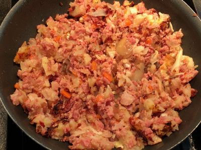 Hash Cooking in the Pan