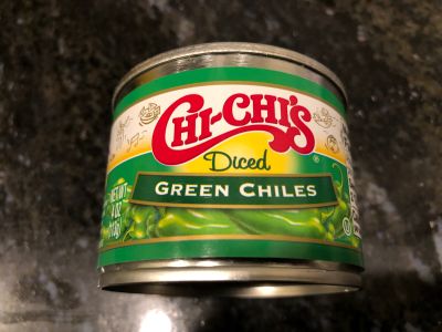 Can of Diced Green Chiles