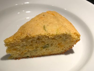 Cornbread slice