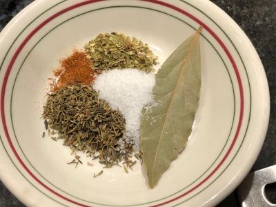 Spices and Herbs Ready for the Soup Pot