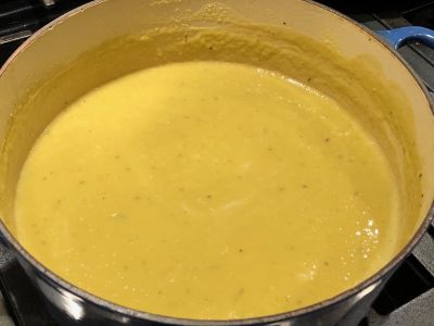 Soup after Processing with the Immersion Blender