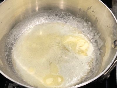 Melt the Butter over Medium Heat