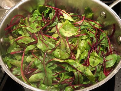 Beet Greens Starting to Wilt