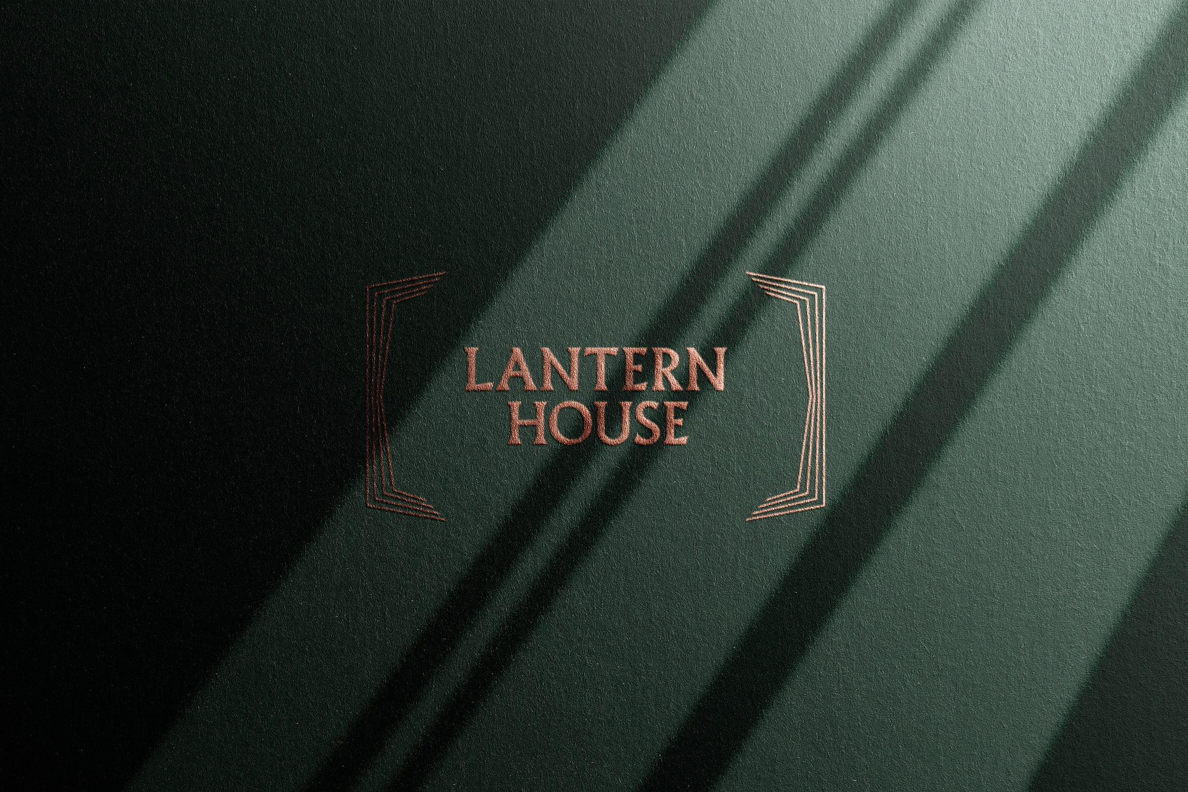 Lantern House Design Card Mockup