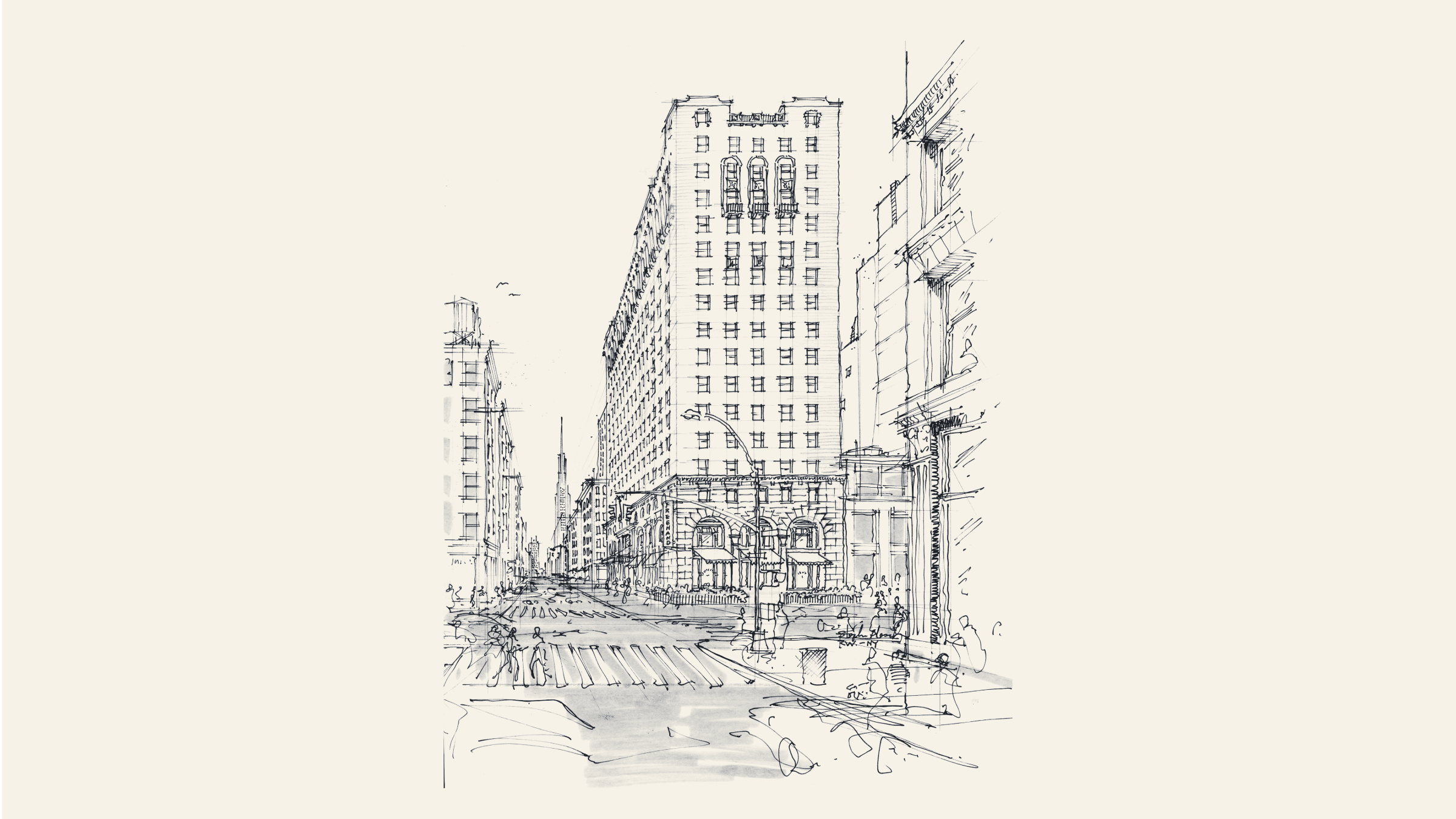 Freehand Hotels Illustration NY