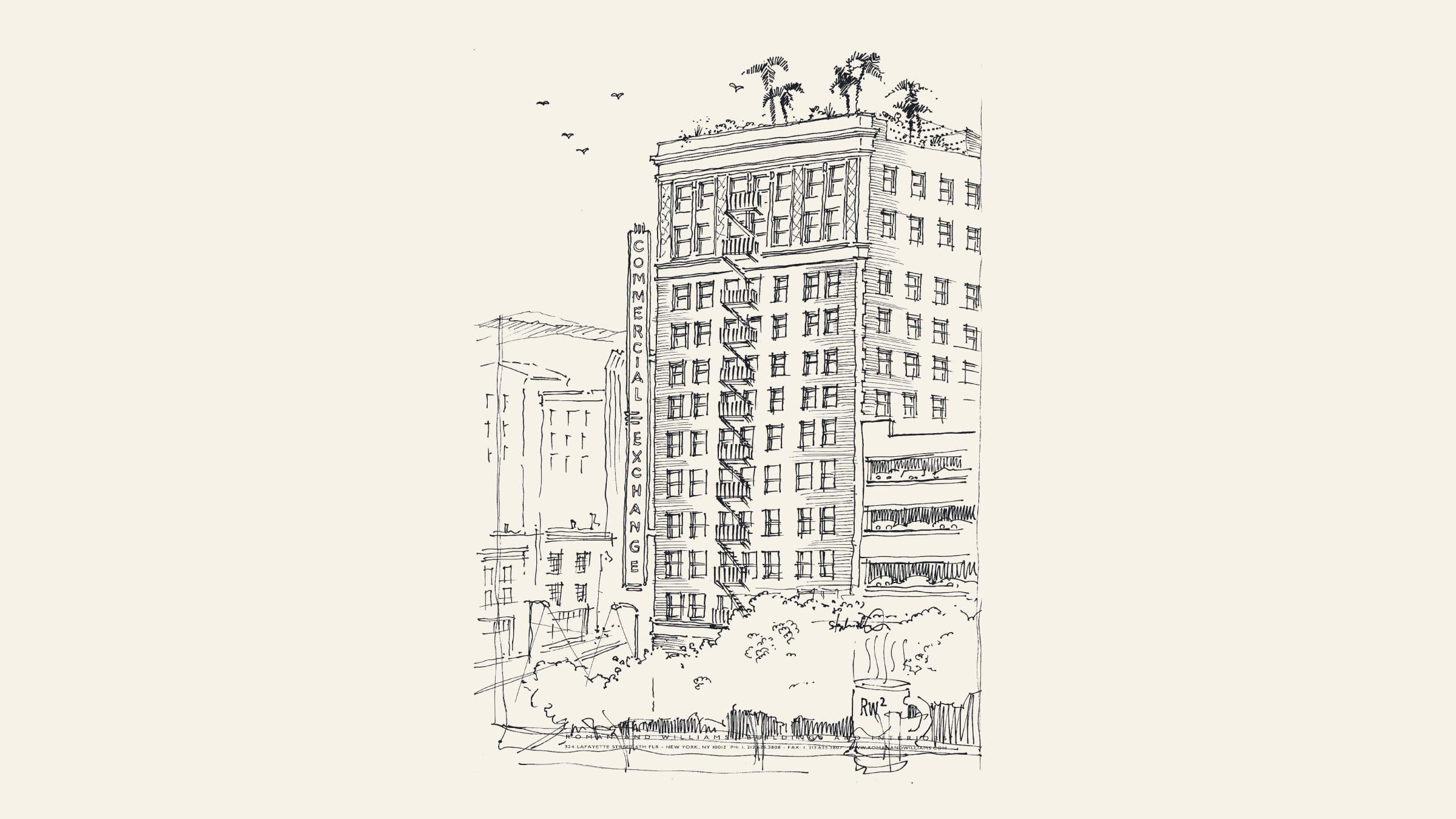 Freehand Hotels Illustration NY LA