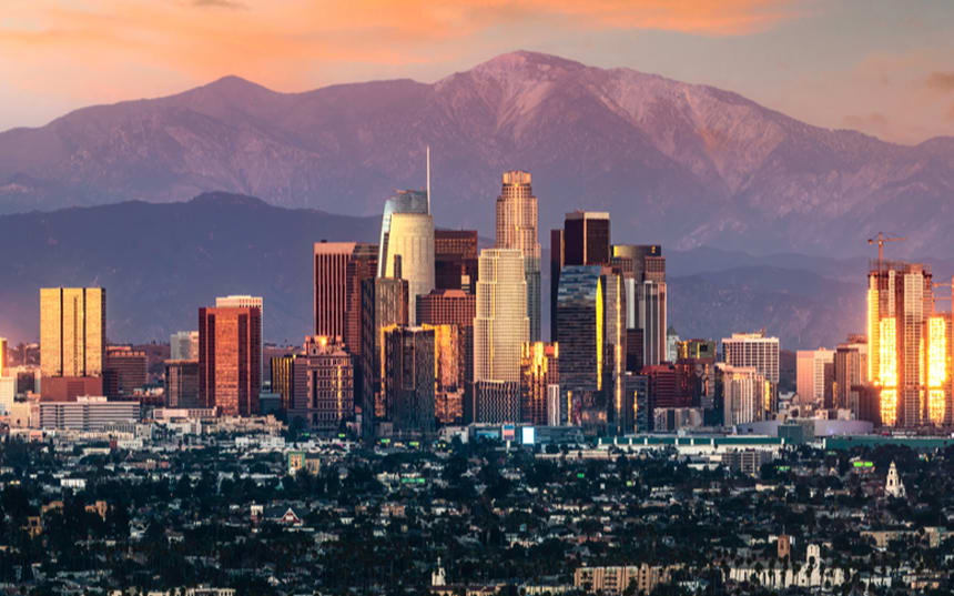 Moxy DTLA skyline