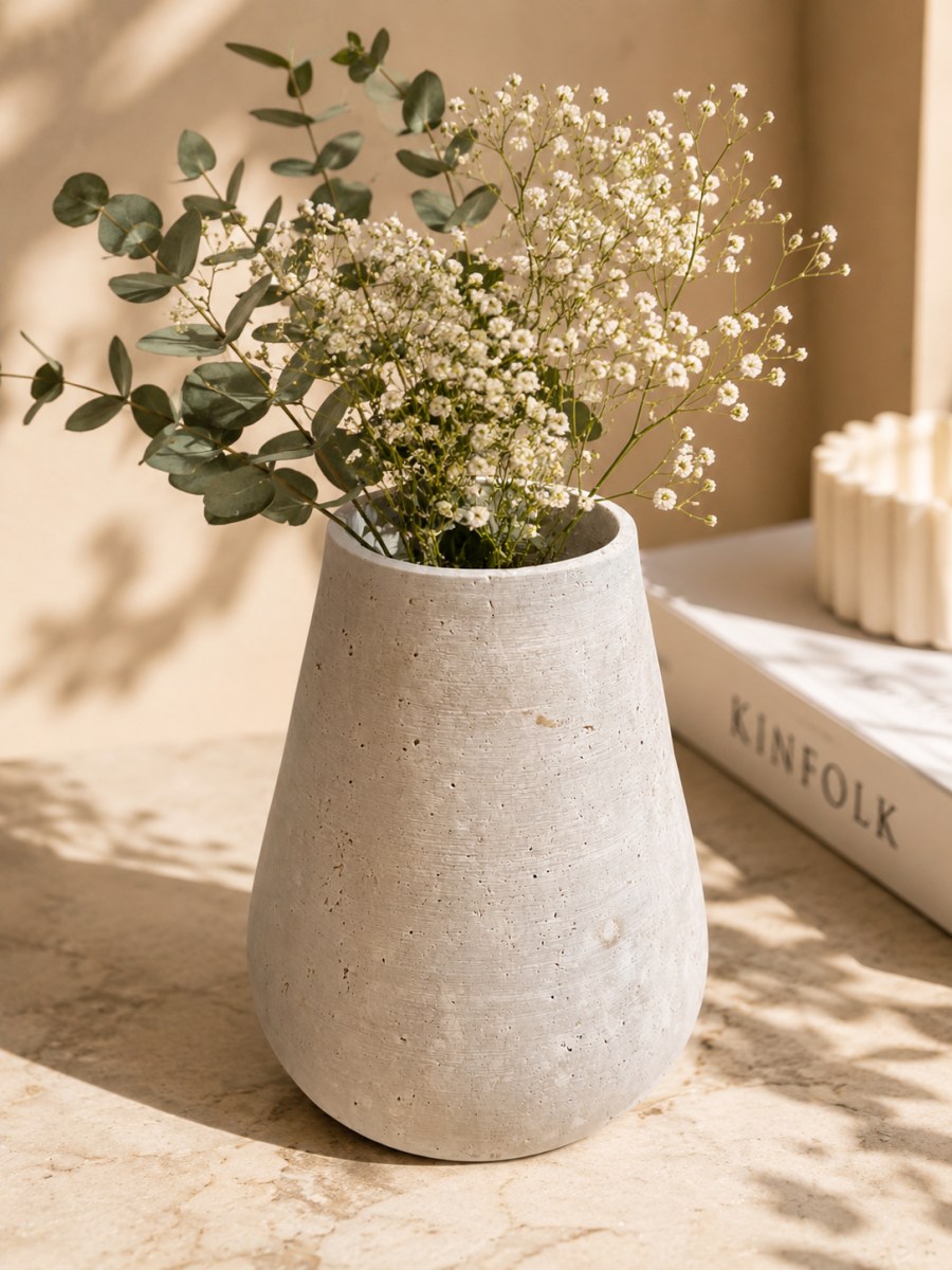 Luna Stone Vase thumbnail 1