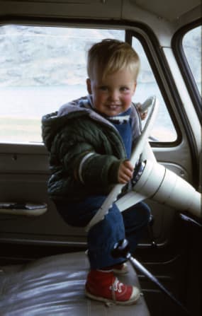 Image of Doug Hill as a lad in Bolivia, 1967