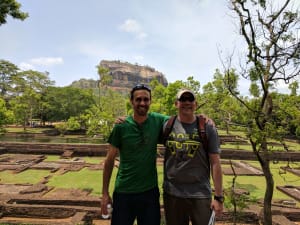 matt and jay in sri lanka on a work-related trip