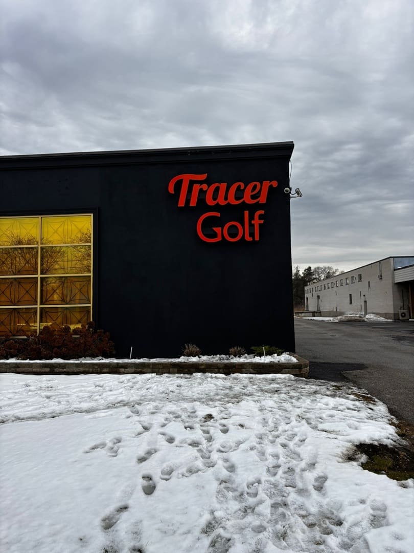 custom illuminated channel letters for Tracer Golf By Signarama Toronto