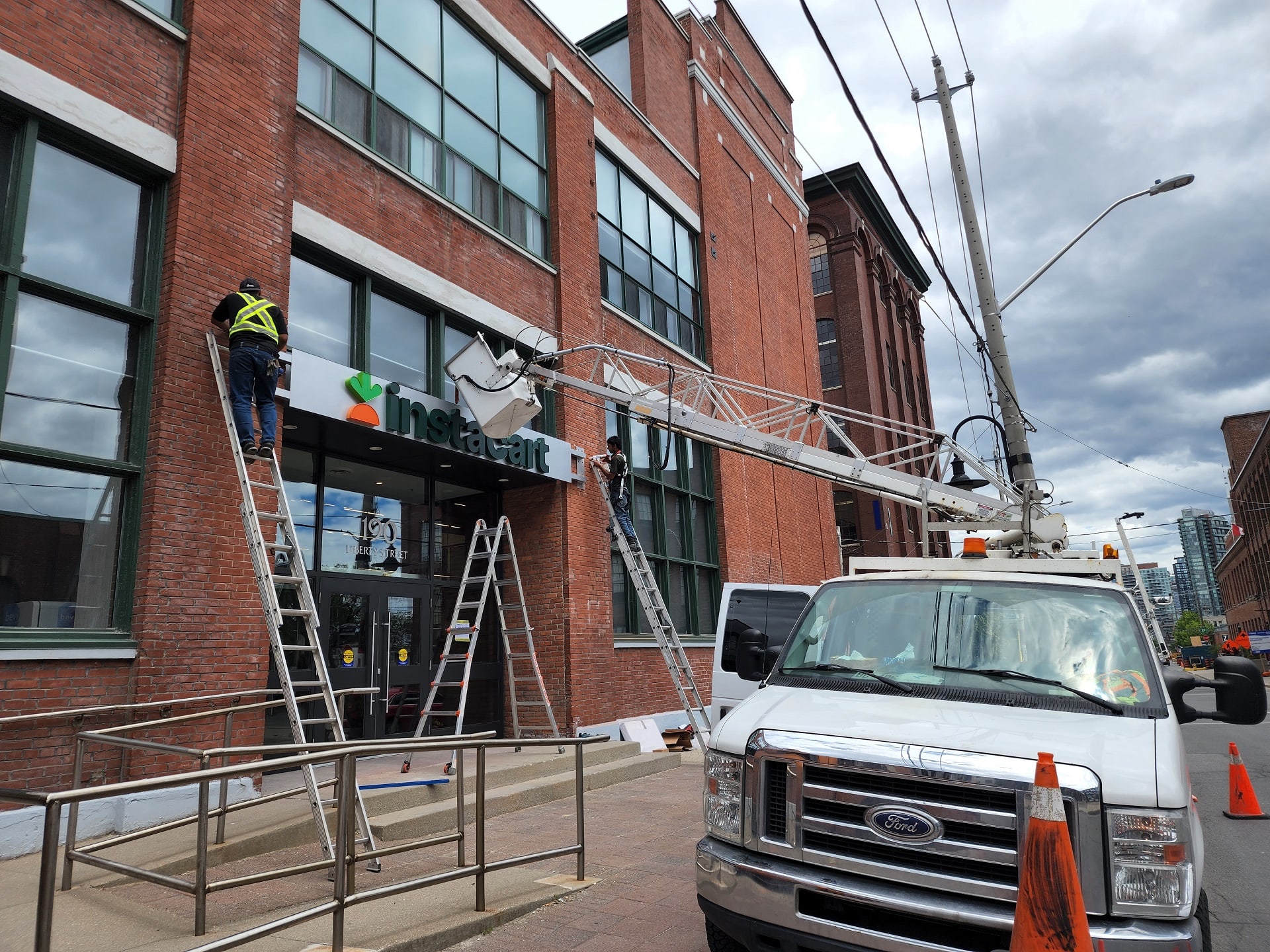 Instacart Gets Their New Head Office Sign From Signarama Toronto