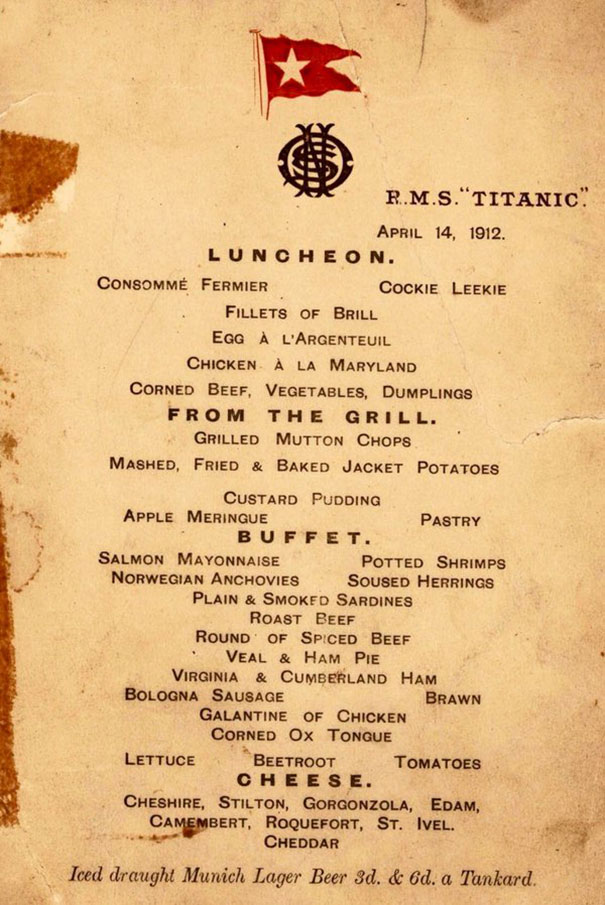 Dining on Board the Titanic — Signature Theatre