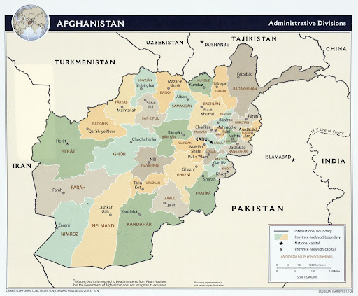 Map of Afghanistan