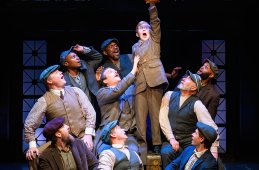 Matthew Lamb (The Little Boy) and the cast of Ragtime at Signature Theatre. Photo by Daniel Rader
