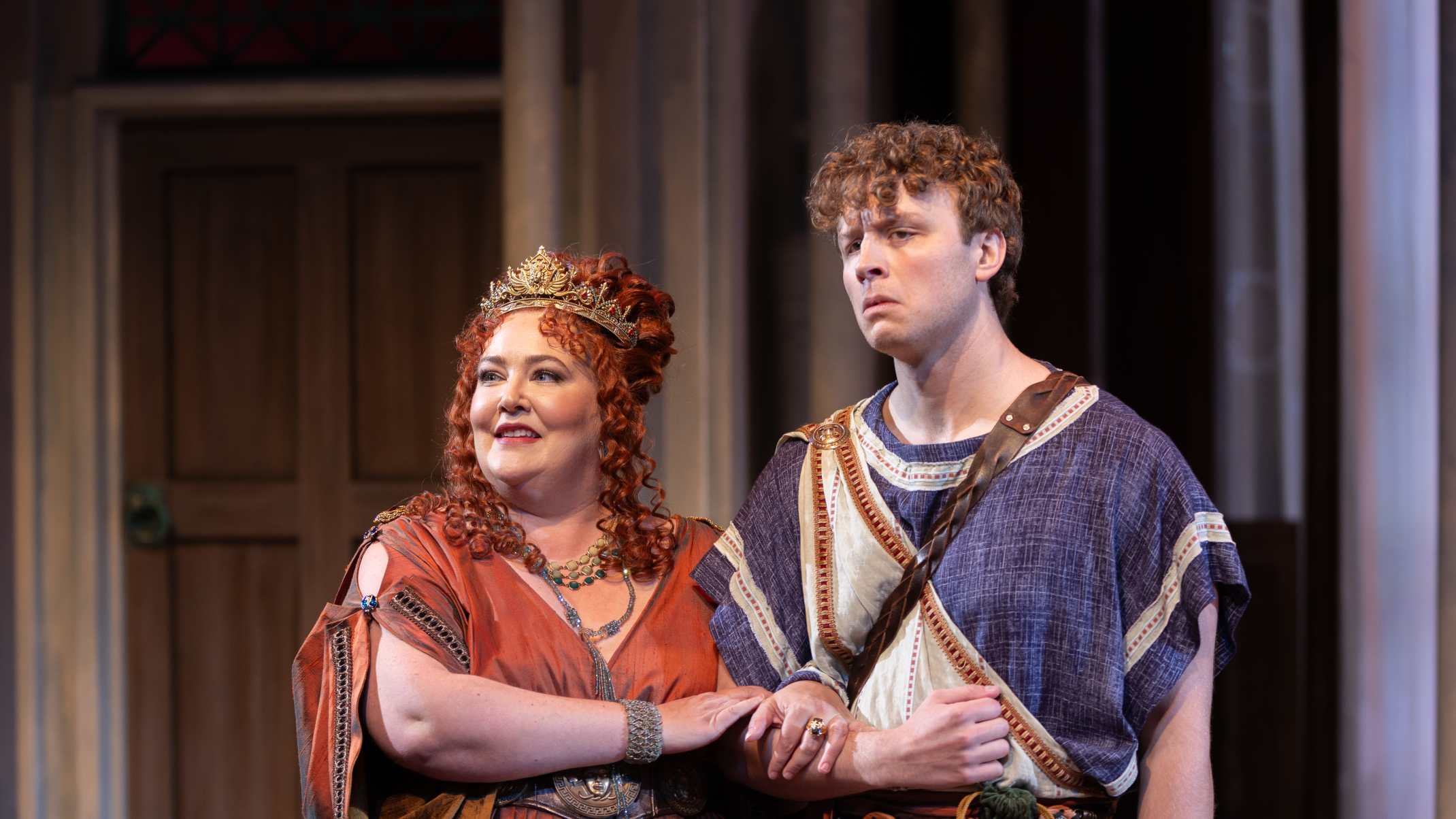 Tracy Lynn Olivera (Domina) and Zachary Keller (Hero)