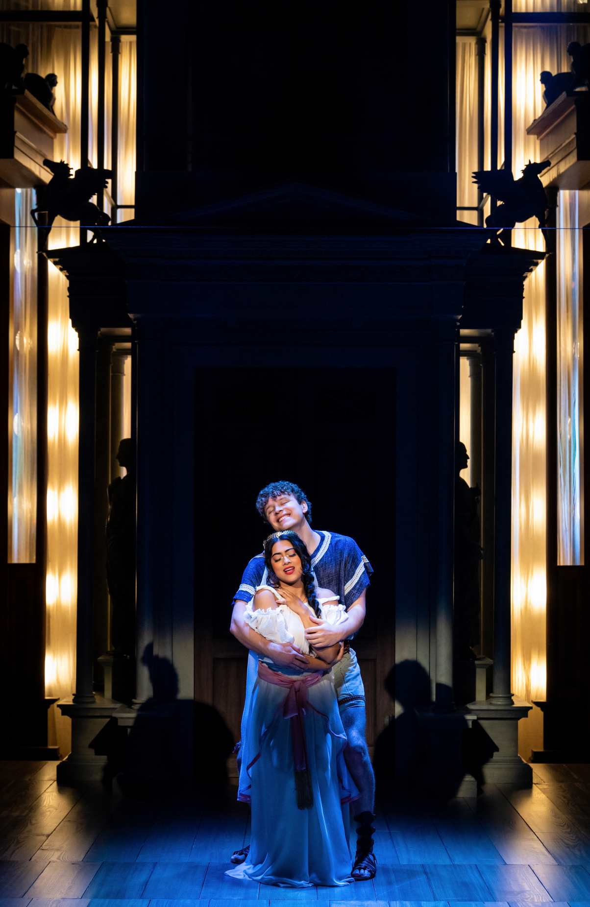 Kuhoo Verma (Philia) and Zachary Keller (Hero)