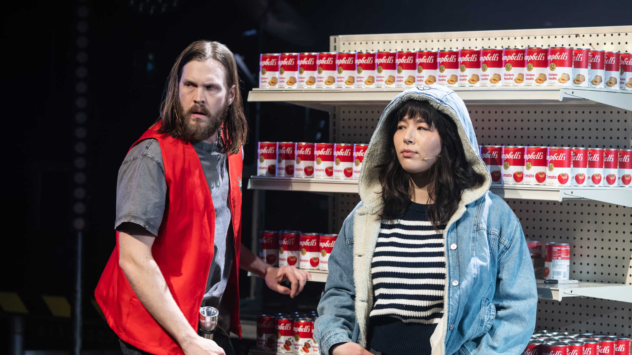 Gunnar Manchester (Kenneth) and Mia Pak (Darius)