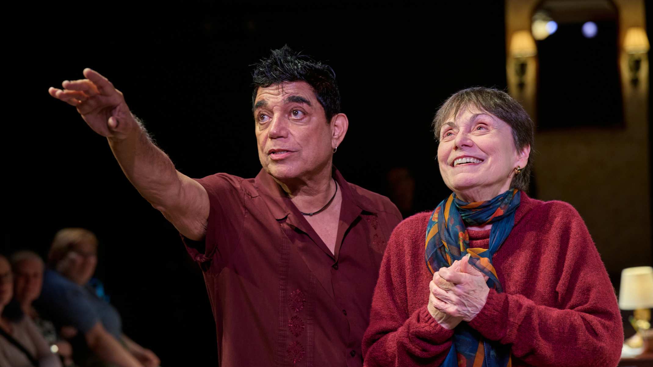 Michael DeLorenzo (Z) and Alma Cuervo (Q)