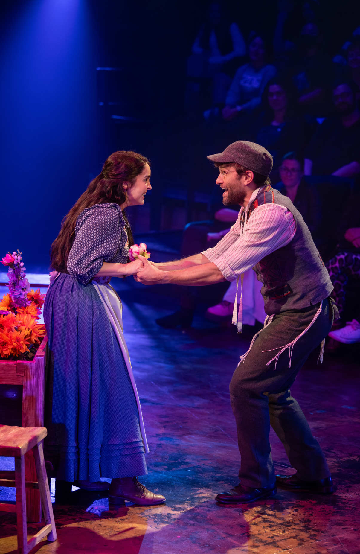 Beatrice Owens (Tzeitel) and Jake Loewenthal (Motel)