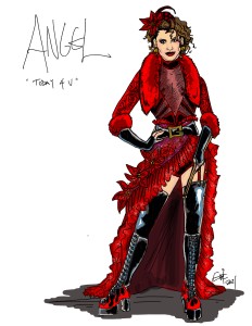 Angel Costume Sketch Today 4 U