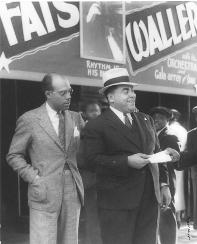 Fats Waller and Howard Theatre manager Shep Allen