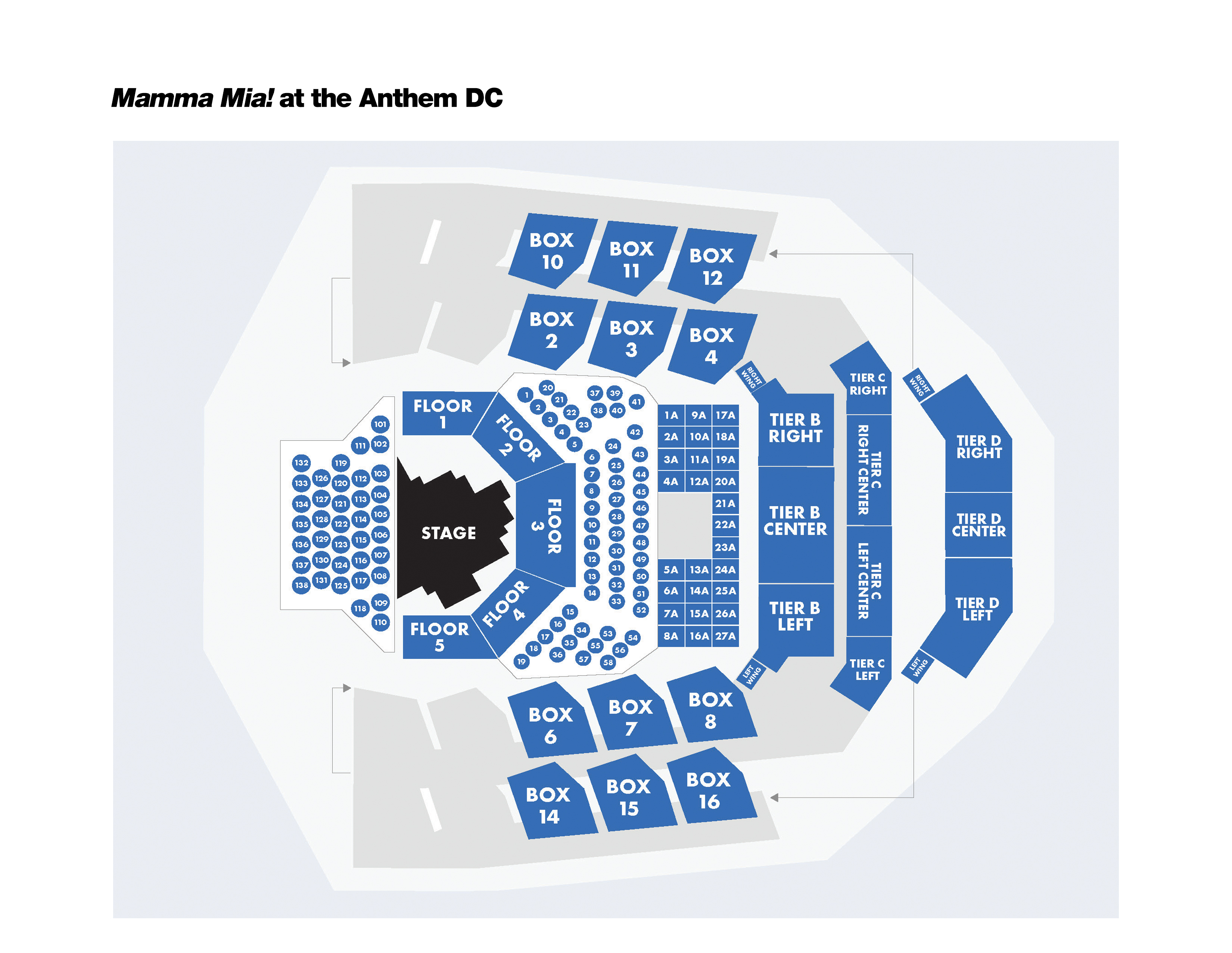 The Anthem Seating Chart