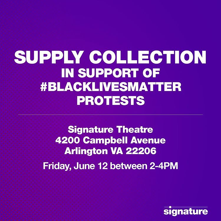 Supply Collection in Support of Black Lives Matter Protest