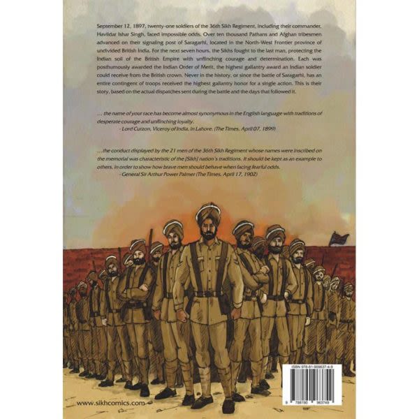 The Battle of Saragarhi Graphic Novel 4