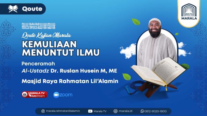 KEMULIAAN MENUNTUT ILMU