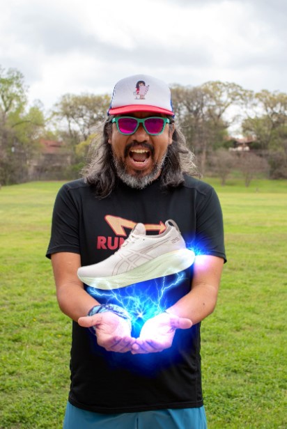 Gear Giveaway: Enter to WIN Asics Gel Nimbus 25 Running Shoes - Carlos Del Pino (aka Carlos the Runner) is the sponsor for the WeeViews April Gear Giveaway.