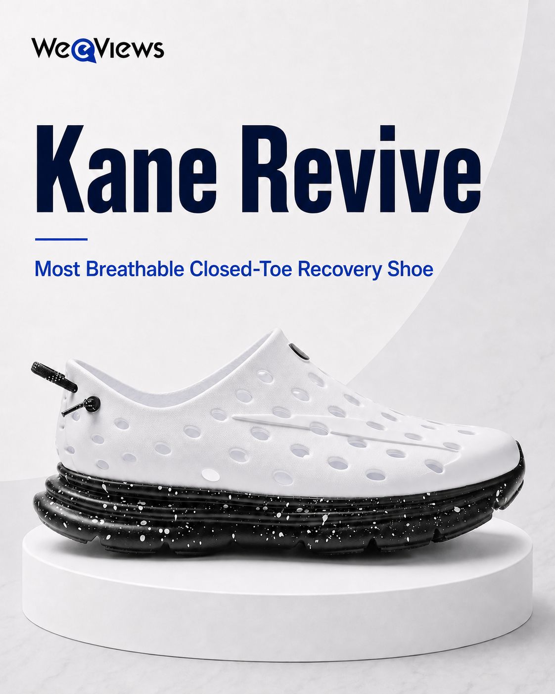 Best Recovery Shoes for Runners in 2026: Slides, Clogs, Sandals, & More - The Kane Revive's breathable construction sets it apart from similar close-toed recovery shoes.