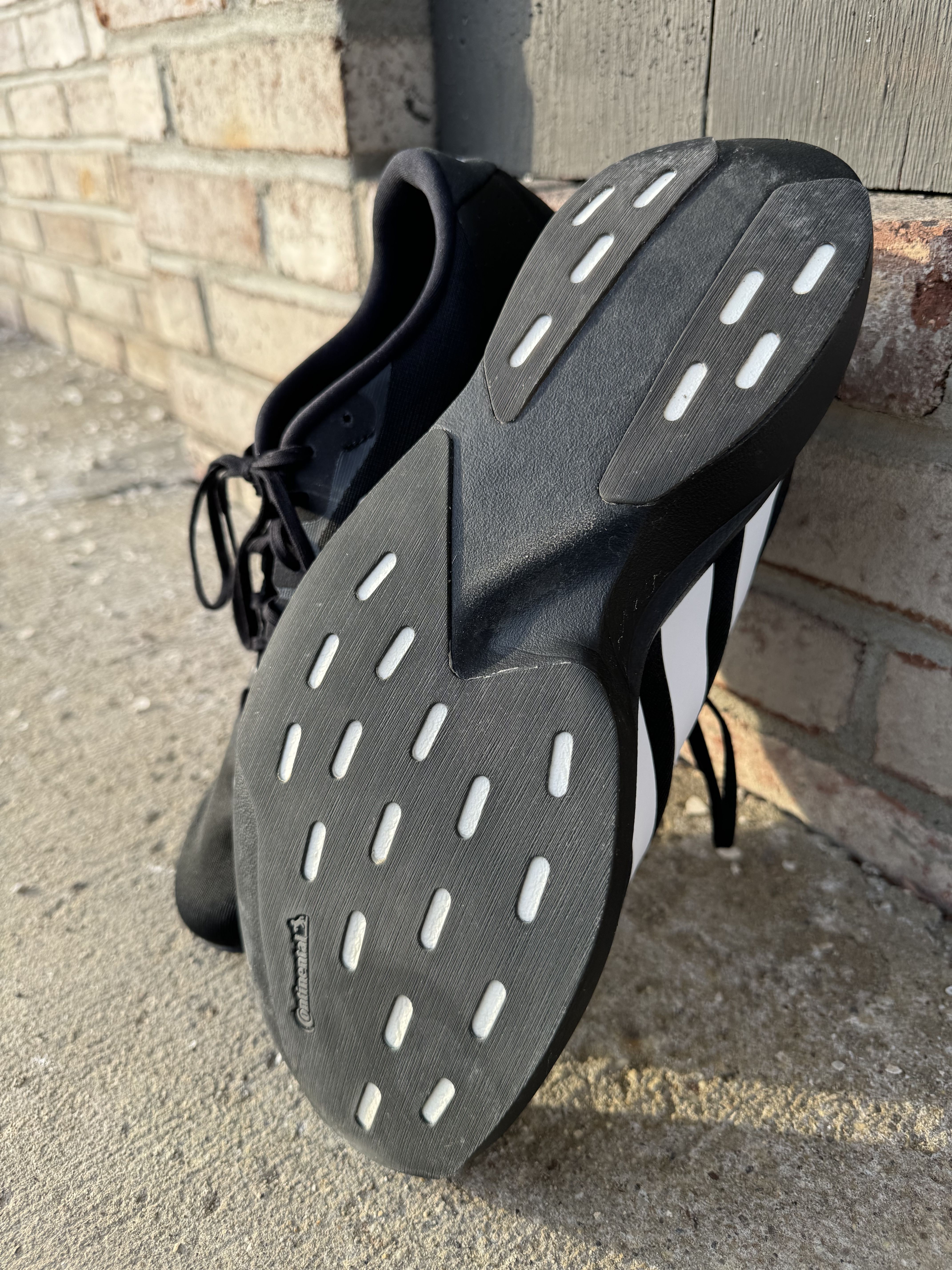 Nike vs. Adidas Running Shoes: Which Brand Takes the Lead in 2025? - The Adidas Adizero Evo SL features a Continental outsole. Oftentimes, road shoe outsoles are on the minimal side to shed weight. 