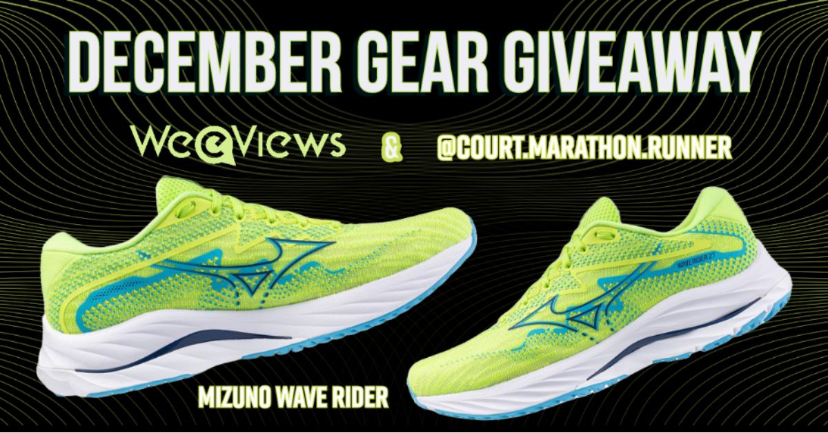 December Gear Giveaway: Enter to Win Mizuno Wave Riders!