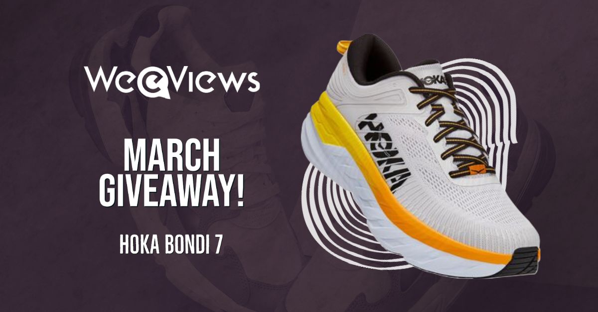 Gear Giveaway: Enter to WIN a Pair of Hoka Bondi 7